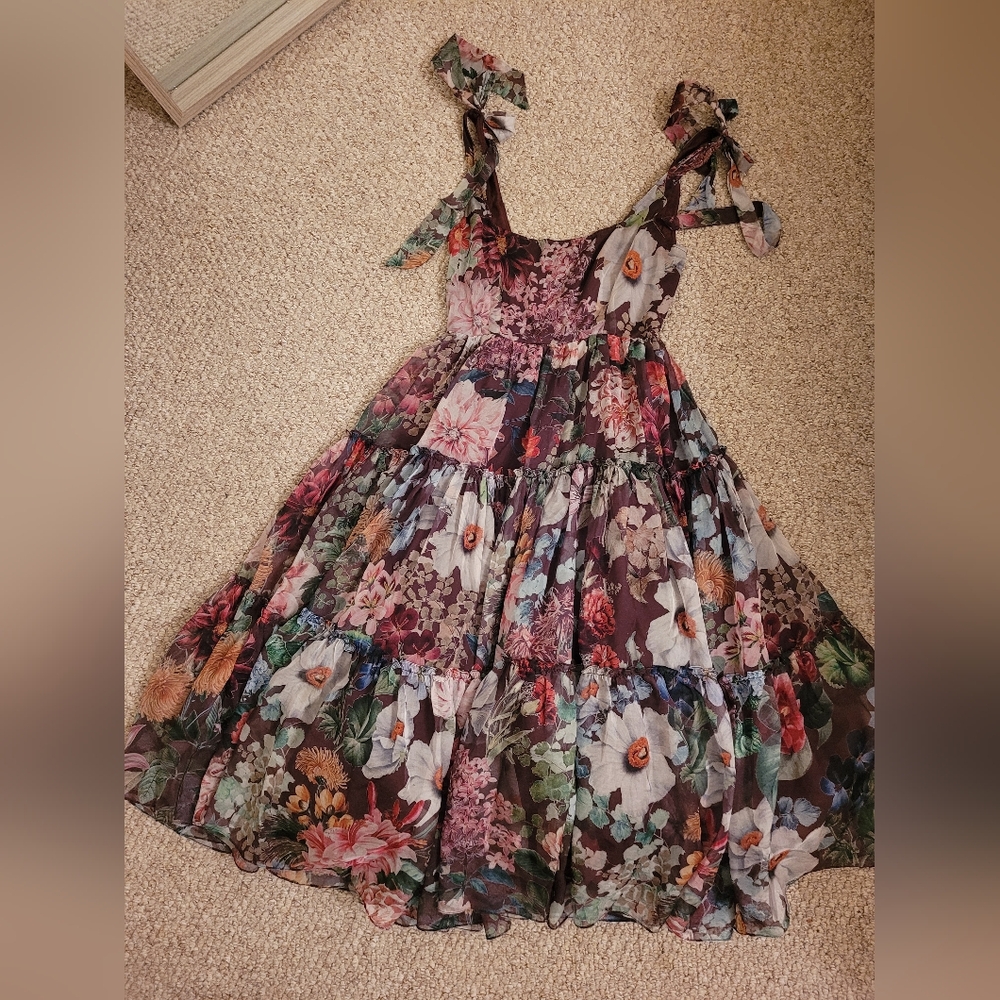 Anthropologie Geisha Isabella Midi Empire Waist Dress - Picture 5 of 10